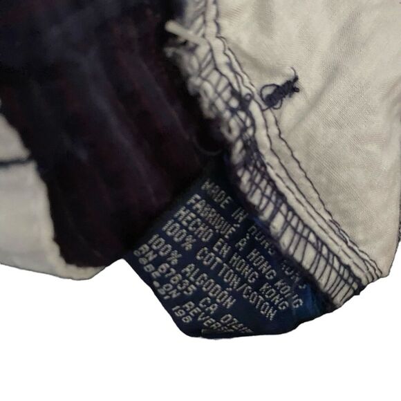 NWT Nautica Seersucker‎ Striped Shorts Rigger Double Reverse Pleats Sz 36 Navy - Picture 7 of 8